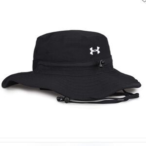 Under Armour Men's Black Bucket Hat Customized with Jays Logo
